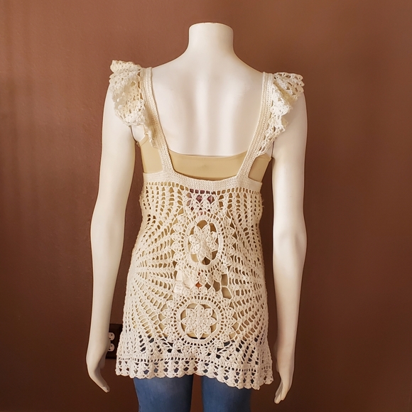 NWT ROMEO + JULIET crochet vest XS - Picture 3 of 4